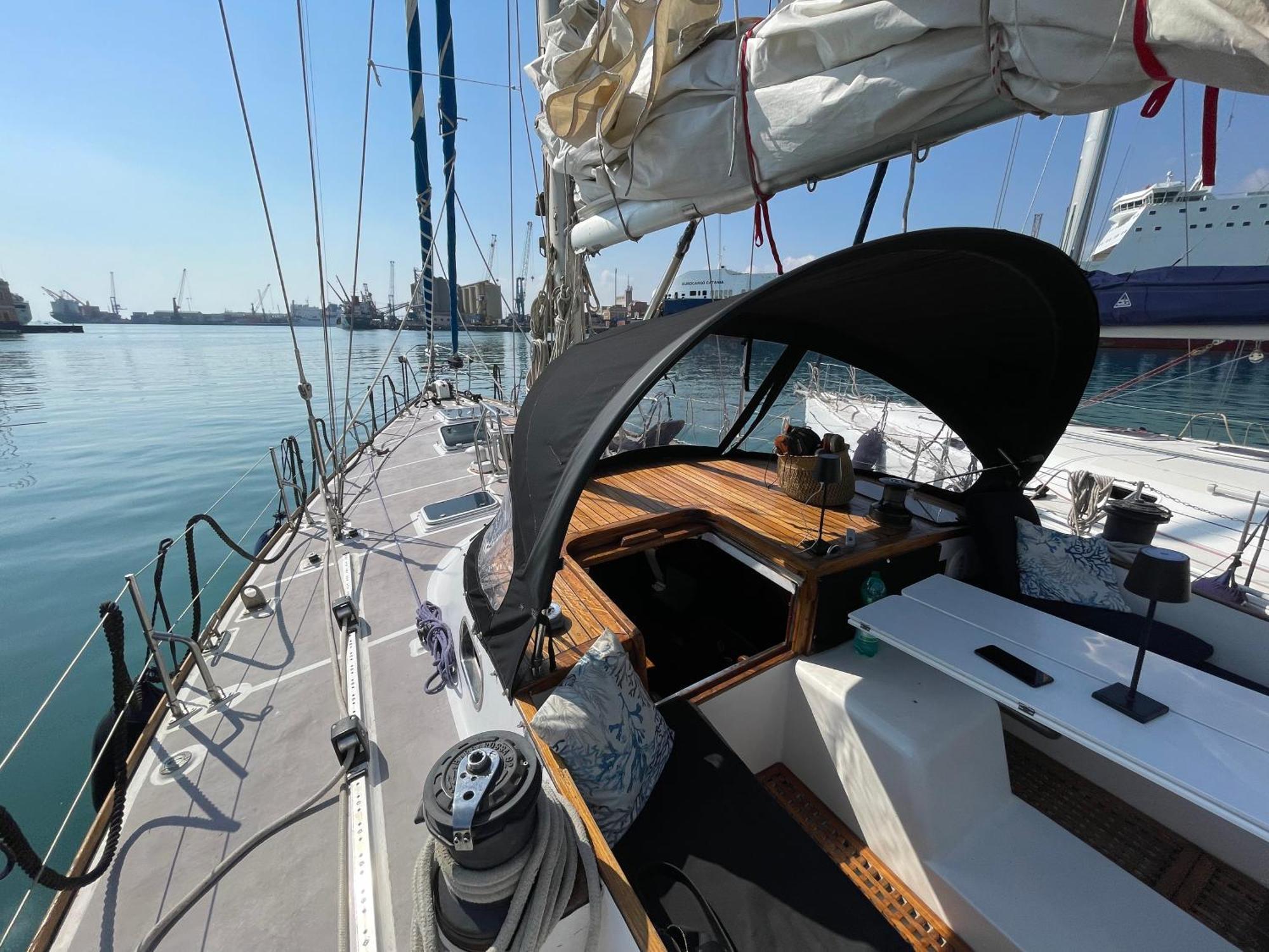 Sailboat B&B On Board Catania-Fontanarossai nemzetközi repülőtér Kültér fotó