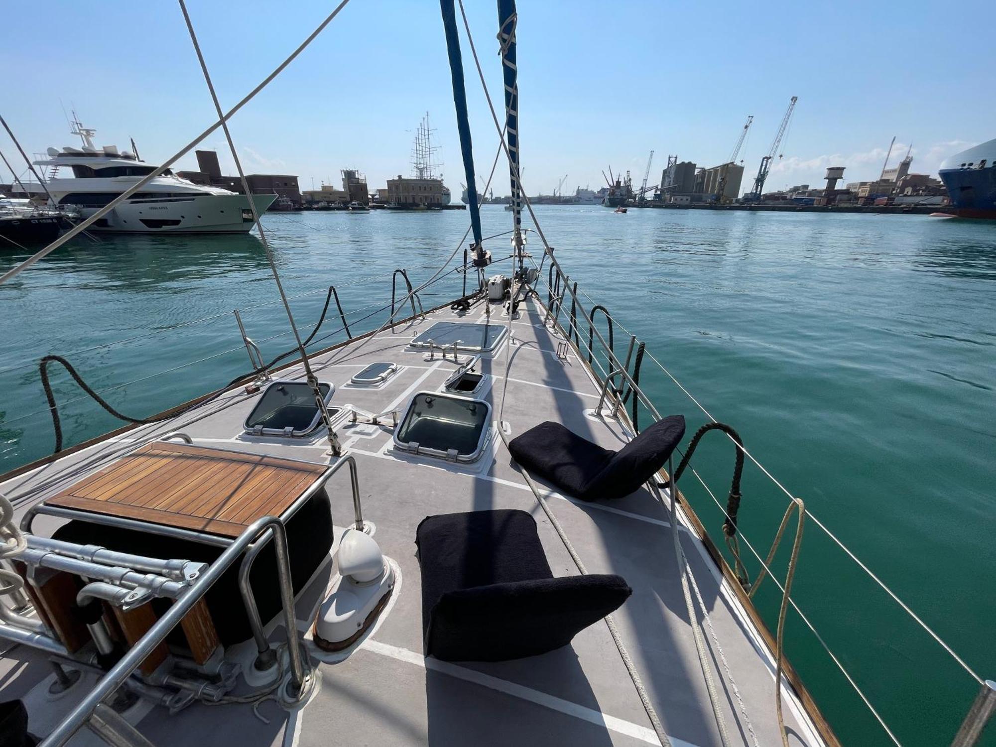 Sailboat B&B On Board Catania-Fontanarossai nemzetközi repülőtér Kültér fotó